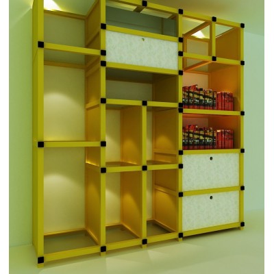 Decorations Cardboard Shelving Unit , Cardboard Box Furniture